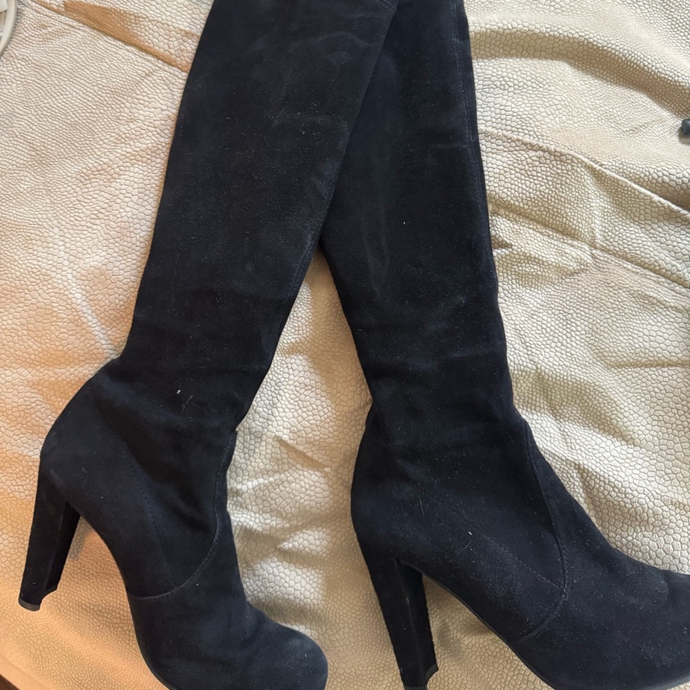 Stuart Weitzman Black Over-the-Knee Boots
